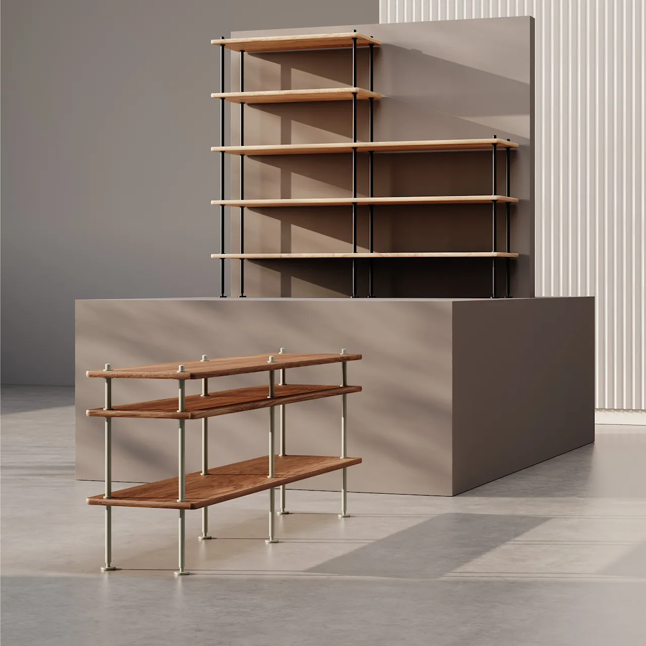 BM0253 Shelving System 60 x 150 cm